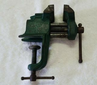 Vintage Small Bench Vise Table Clamp Tool Vice,  Machinist,  Jeweler Usa