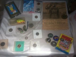Junk Drawer: Us And Foreign Coins,  And A Huge Variety Of Vintage Items