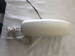 Vintage Trimline Rotary Wall Phone Two Tone Beige By Western Electric