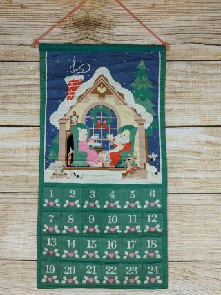 Vintage Avon Advent Calendar 1987 “countdown To Christmas” No Mouse