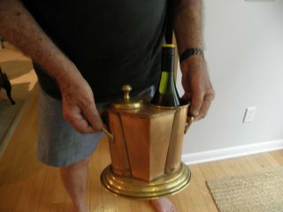 Vintage copper & brass wine cooler/chiller 2