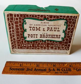 Vintage Gag Gift Tom,  Paul Pott Brothers Lake Hopatcong Nj Made In Chicago