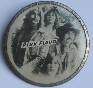 Pink Floyd Floud Russian Pin Badge Button Singer Musician Band Vintage Big Tin