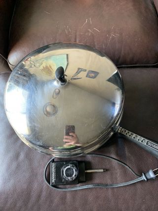 Farberware Vintage Electric Skillet Frying Pan 310 - B 12” High Dome Lid
