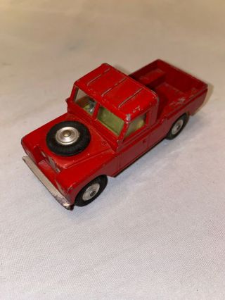 Corgi Toys Vintage 1/43 Diecast Land Rover 109 " W.  B.  Red