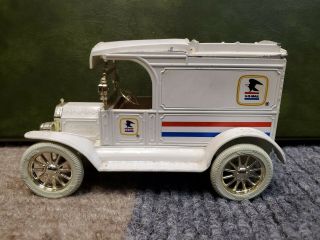 Vintage Usps Us Mail Postal Delivery Truck Bank Stamping Corp Steel