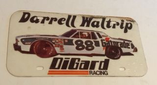 Vintage Darrell Waltrip 88 Gatorade Digard Racing License Plate