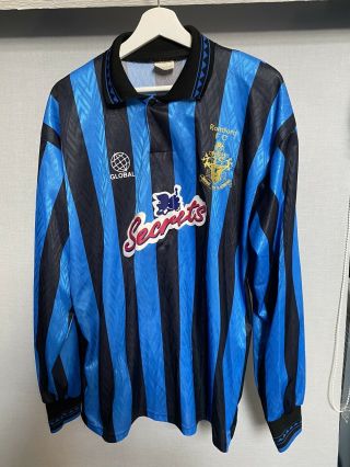 Romford Fc Vintage Rare 90’s Long Sleeve Football Home Shirt Size Large