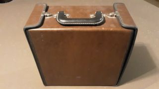 Vintage 8 - Track Cartridge Tape Carry Case Holds 20 Tapes