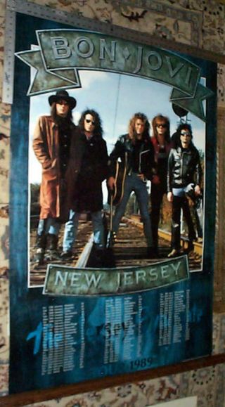 Bon Jovi Jersey Vintage Giant Tour Poster Last One