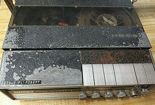 Uher 4000 Report - L Vintage Reel To Reel Tape Recorder W/ Case No Cords