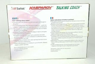 Vintage 1996 Saitek Talking Coach Kasparov Talking Chess Computer Complete 3