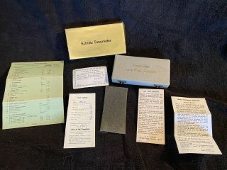 Vintage Schiotz Tonometer With Case And Instructions & More Germany