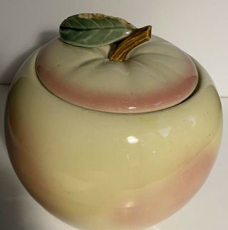 Vintage Mccoy Usa Blushing Apple Cookie Jar