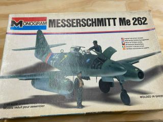 Vintage (1978) Monogram 1/48 Scale Unassembled Model Kit Messerschmitt Me 262