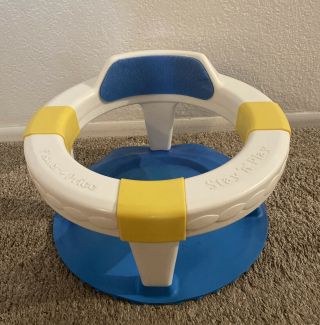 Vintage 1989 Fisher Price Stay N Play Baby Bath Tub Seat With Sucton Cups