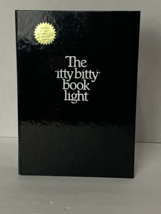 Vintage 1982 Zelco “itty Bitty Book Light” Complete Set/tested And
