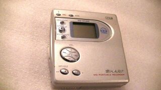 Vintage Sharp Minidisc Walkman Player Recorder Md - Mt200h