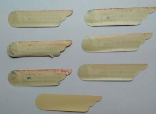 Vintage Eastern Airlines Air Parcel Post Stickers/Stamps 1950 ' s 2