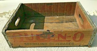 Vintage Queen - O Sparkling Beverages Wood Crate,  Sol Lenzner,  Buffalo Ny 1961?
