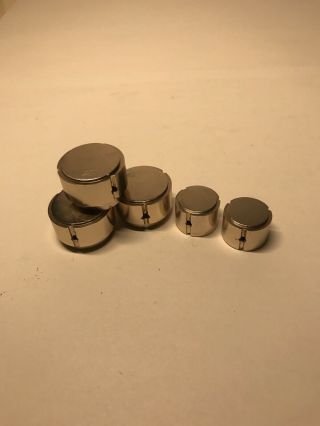 Vintage Lafayette La - 55 Tube Amplifier Knobs.  May Fit Others.