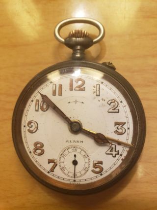 Vintage Concord Pocket Watch Style Alarm Clock