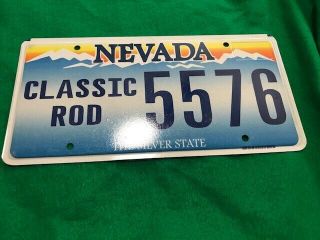 " Classic Rod " Nevada Licence Plate (great Price)