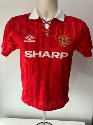 Manchester United Football Shirt Retro Classic Umbro Vintage 1992 1994 Official