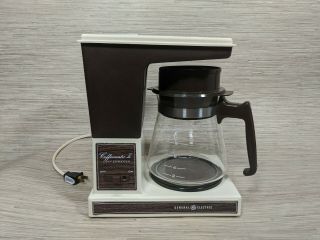 Vintage General Electric Coffeematic Ii Coffee Maker Automatic Drip 10 Cup Usa