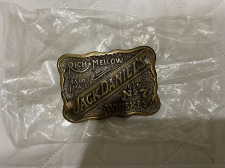 Vintage Jack Daniels 90 Proof Brass Belt Buckle
