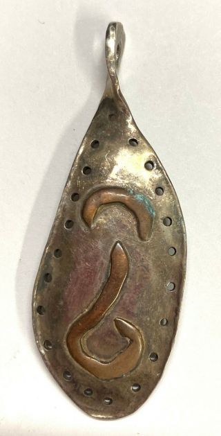 925 Sterling Silver Vintage Native American Charm Pendant Southwestern 9/346