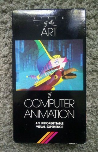 State Of The Art Of Computer Animation Rare Oop Vhs Tape 1988 Vintage Cartoon