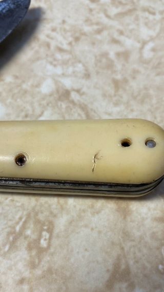Vintage Colonial PURINA Advertising Two Blade Pocket Knife 3