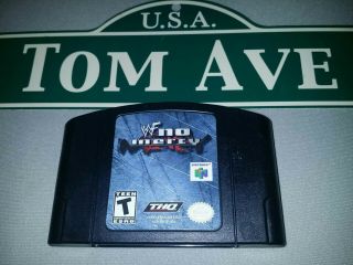 Ecxllent Wwf No Mercy Nintendo 64 N64 Retro Wrestling Game Wwe Vintage Nxt Elite