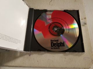 1995 Vintage BORLAND DELPHI Windows PC Cd - Rom CD 2
