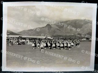 1950s Hong Kong - A Gurkha Marching Band At Sek Kong - Photo 11.  5 By 8.  5cm