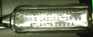 Dixie Laboratories Vintage Hair Tonic ? Bottle Atlanta Ga