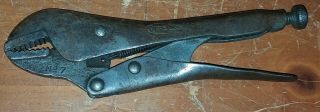 Vintage Petersen Vise Grip No.  7 Single Lever Locking Pliers Dewitt Usa