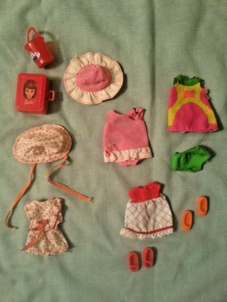 Vintage Barbie Mattel Tutti & Chris Outfits Clothes