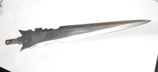 Vintage Spearhead Dagger Blade Tomahawk 10 1/4 " Long Double Edge Look