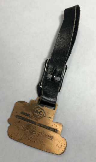 Vintage A.  C.  Allis - Chalmers Syracuse NY Pocket Watch Fob 3