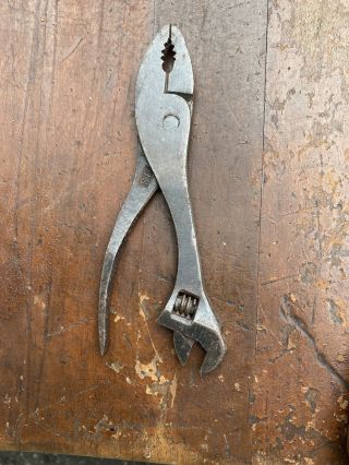 Vintage Diamond Handyboy Pliers Adjustable Wrench Us