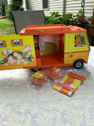 Vintage 1970 ' s Barbie Country Camper,  Camp - Out Tent 2