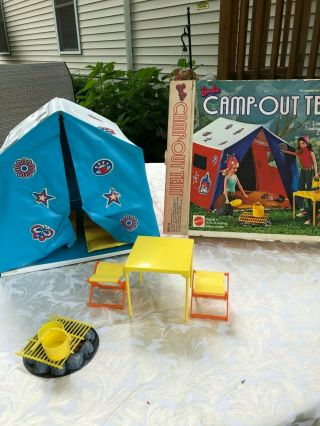 Vintage 1970 ' s Barbie Country Camper,  Camp - Out Tent 3