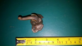 Vintage Brass Figural Elephant Coat Hook Hanger