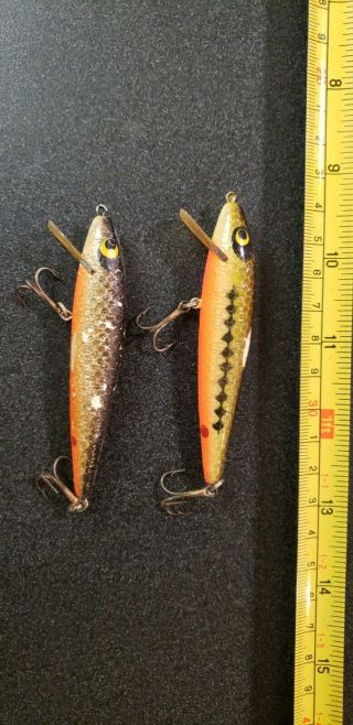 (2) VINTAGE SMITHWICK ROGUE FISHING LURES 3