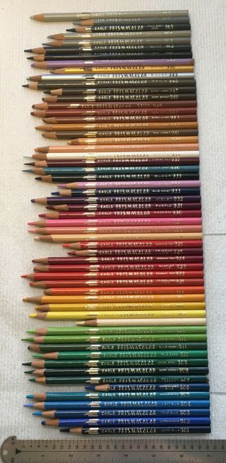56 Vintage Eagle Prismacolor Art Pencils