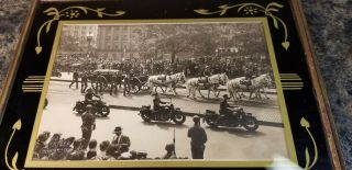 Vintage Framed Photograph FDR Franklin Roosevelt Funeral Procession 1945 (1130) 2
