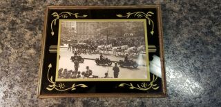 Vintage Framed Photograph FDR Franklin Roosevelt Funeral Procession 1945 (1130) 3