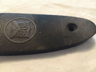 Vintage Iver Johnson Owl Head Rifle Buttplate 2